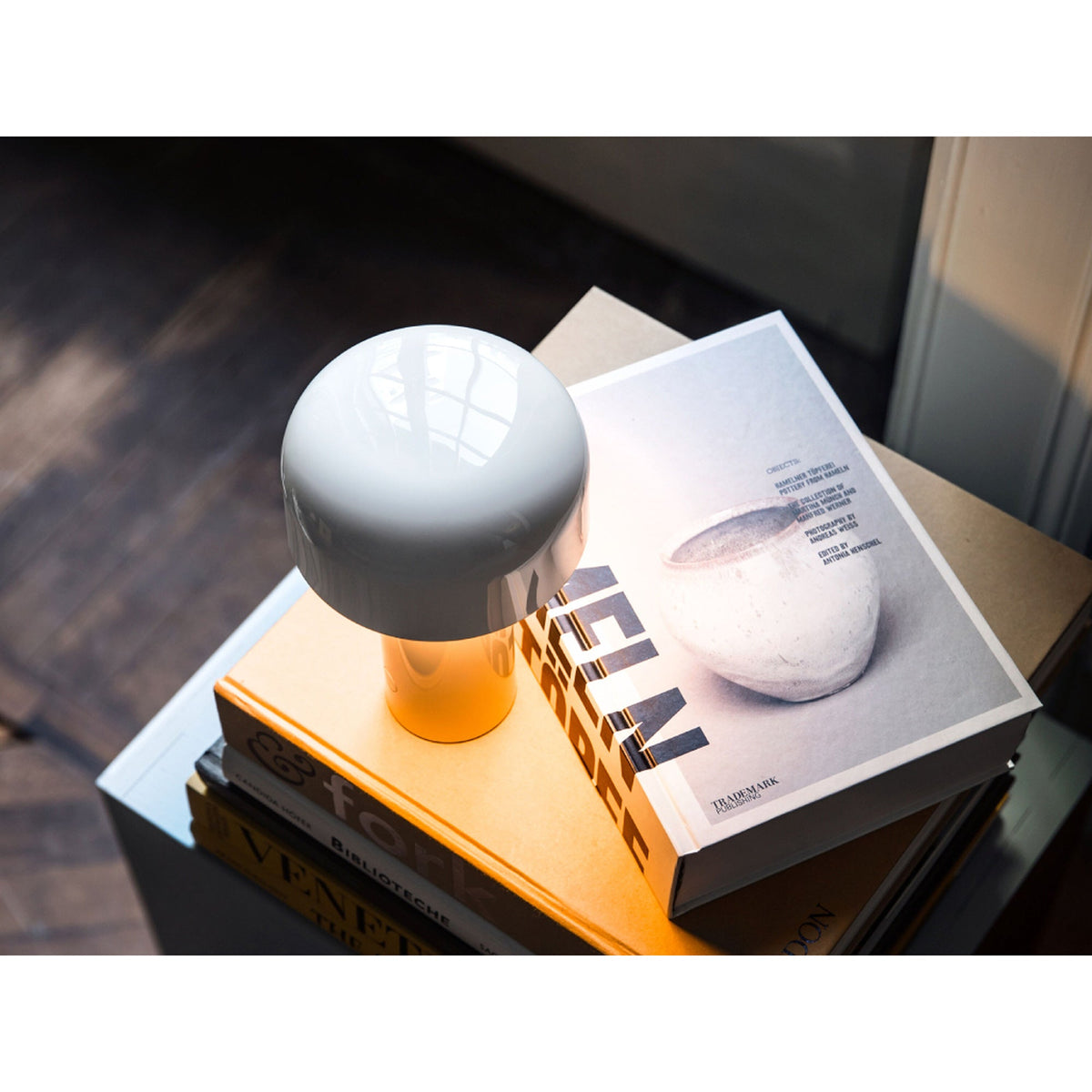 Wireless Rechargeable LED Table Lamp with Integrated LED & Touch Dim Function | Sansoti