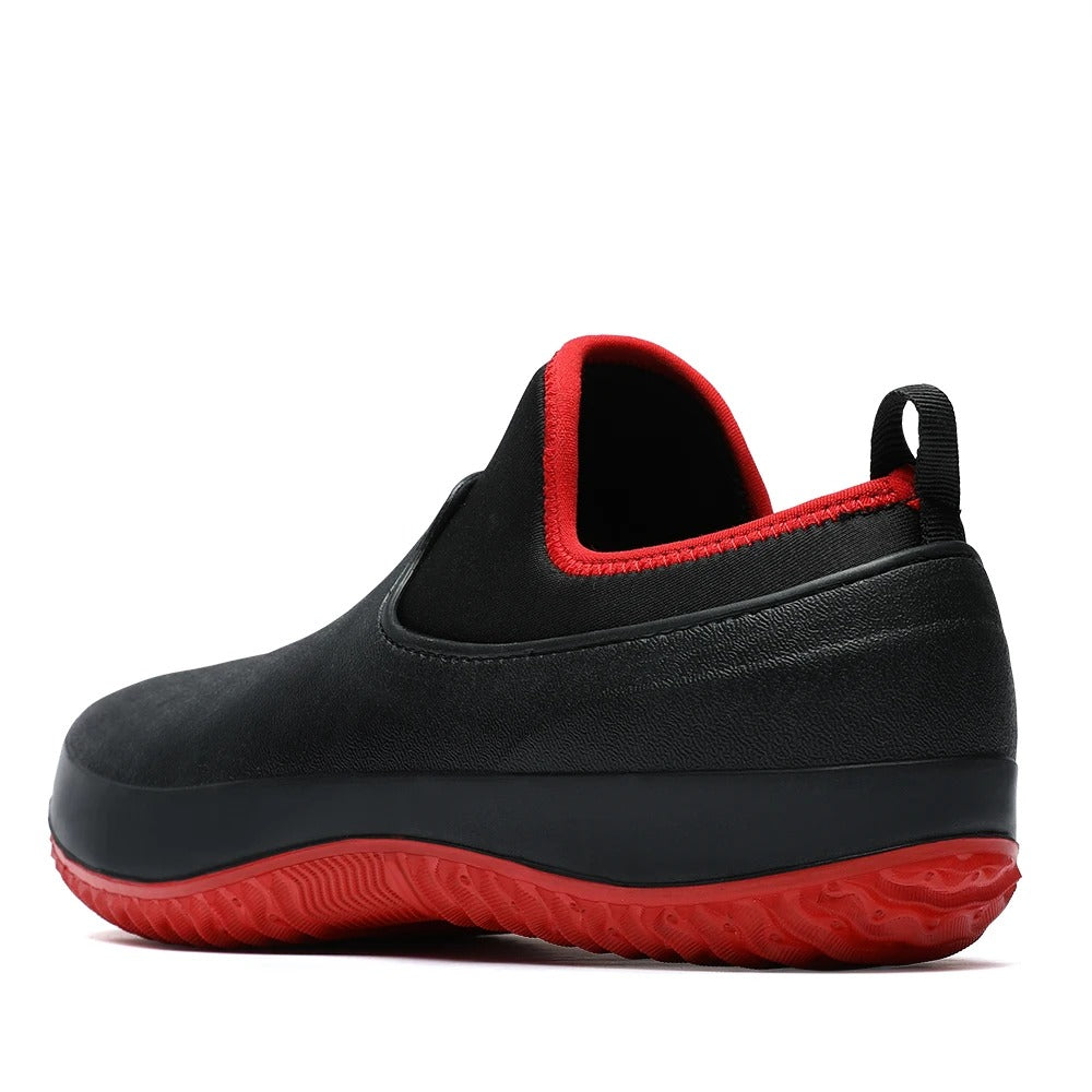 Professional Work Shoes Waterproof Non-Slip Black Blue Red Green Safety Shoes Hospitality Construction Warehouse Outdoor | Sansoti