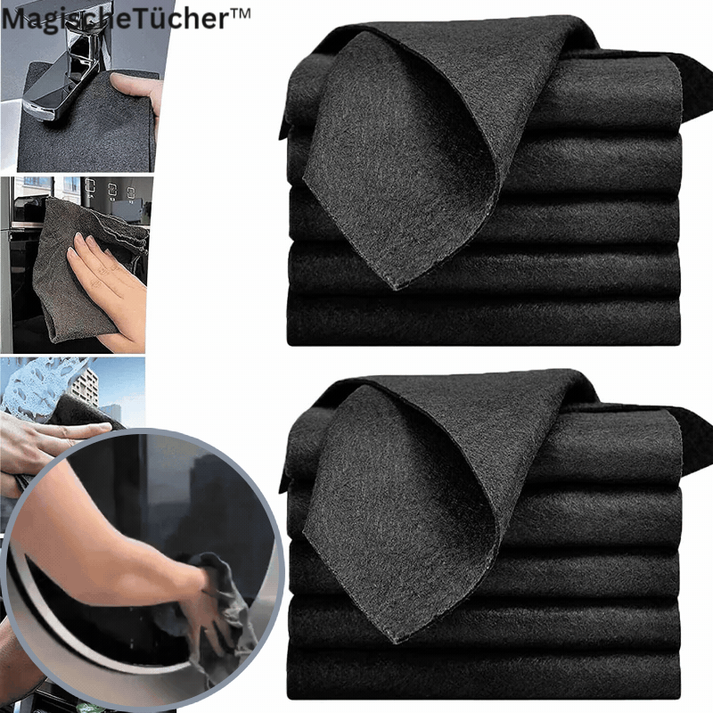 Chiffons en microfibre sans traces – Lingettes douces pour verre, cuisine et salle de bain | Sansoti