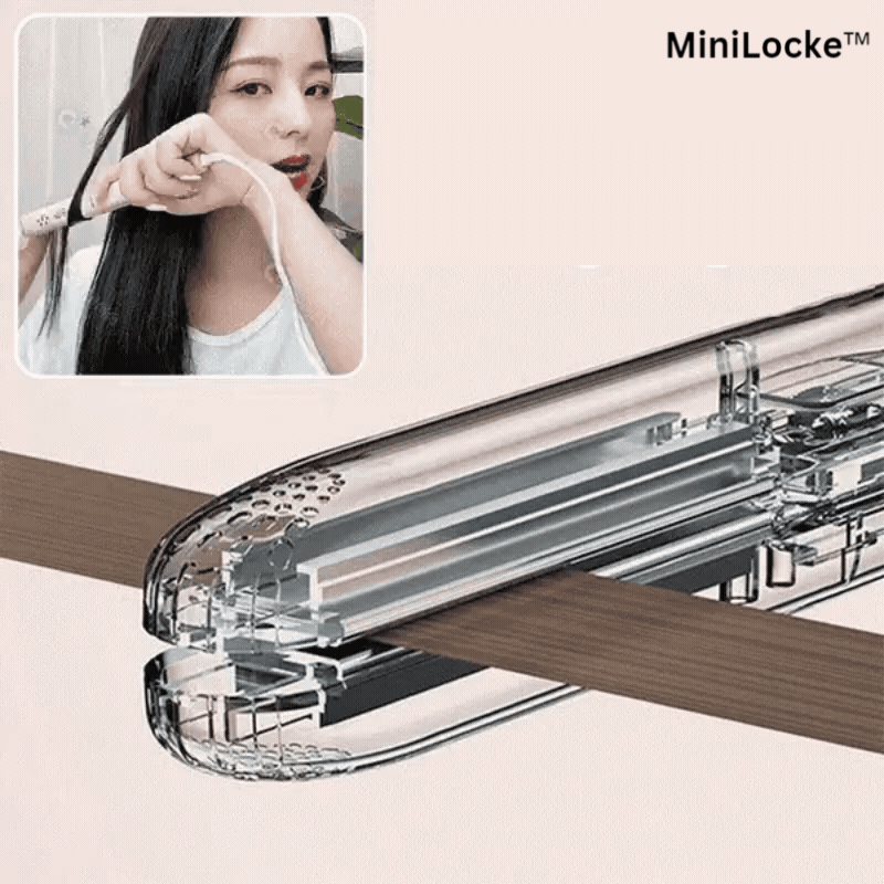 Kompakter keramischer Lockenstab 15 mm USB-aufladbar für unterwegs Locken stylen Handliches Reiseformat Schwarz | Sansoti