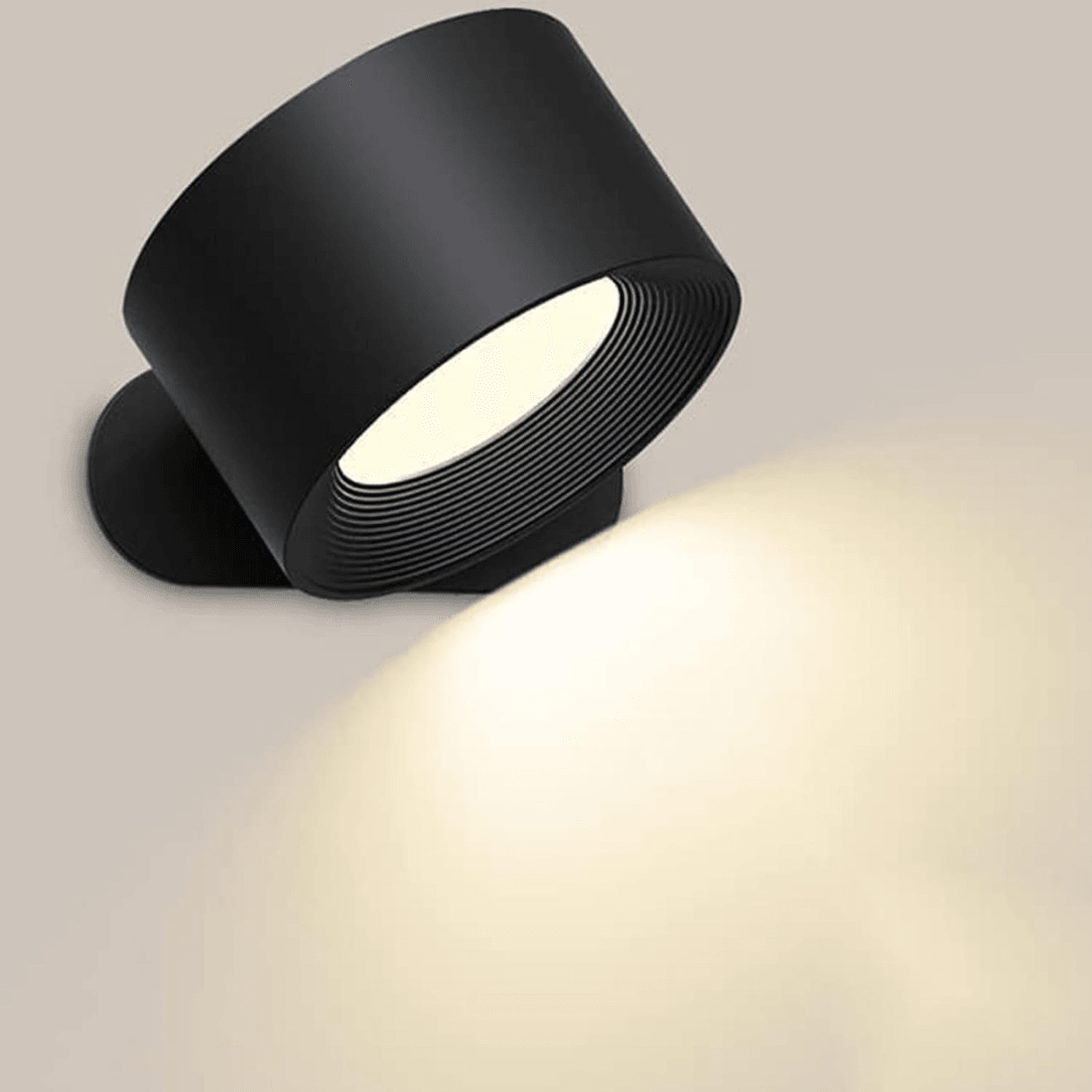 Wireless Wall Lamp Adjustable 360° LED Rechargeable USB Reading Light Bedroom Living Room Hallway Battery-Powered Dimmable | Sansoti