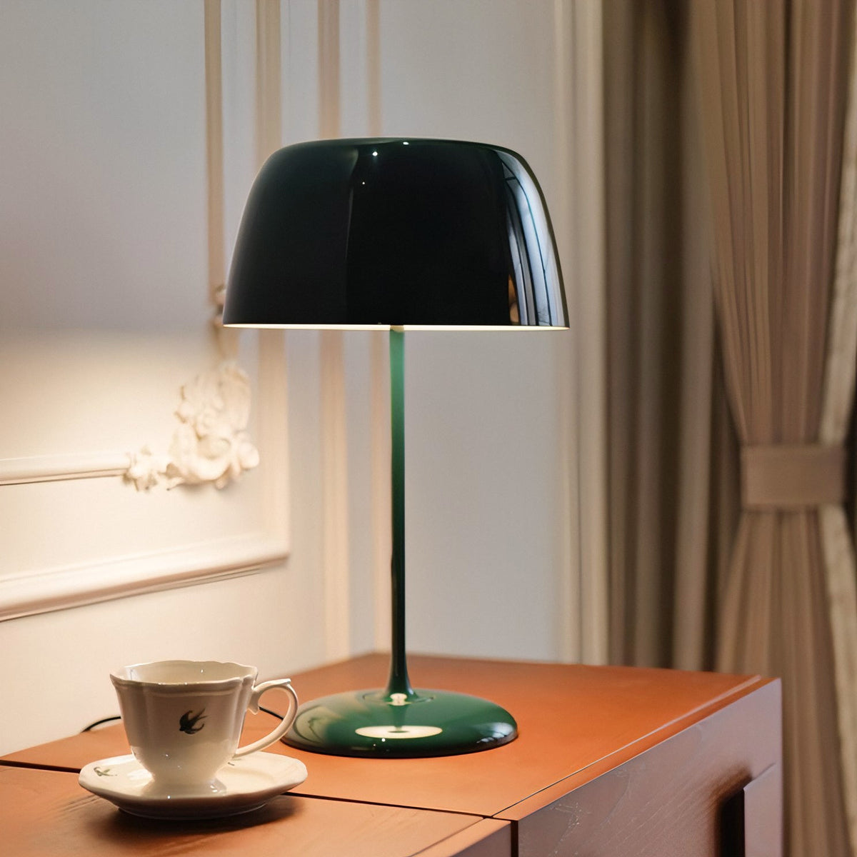 Bittel Table Lamp – Scandinavian Inspired Table Lamp with E26/E27 Socket and Dim Function | Sansoti