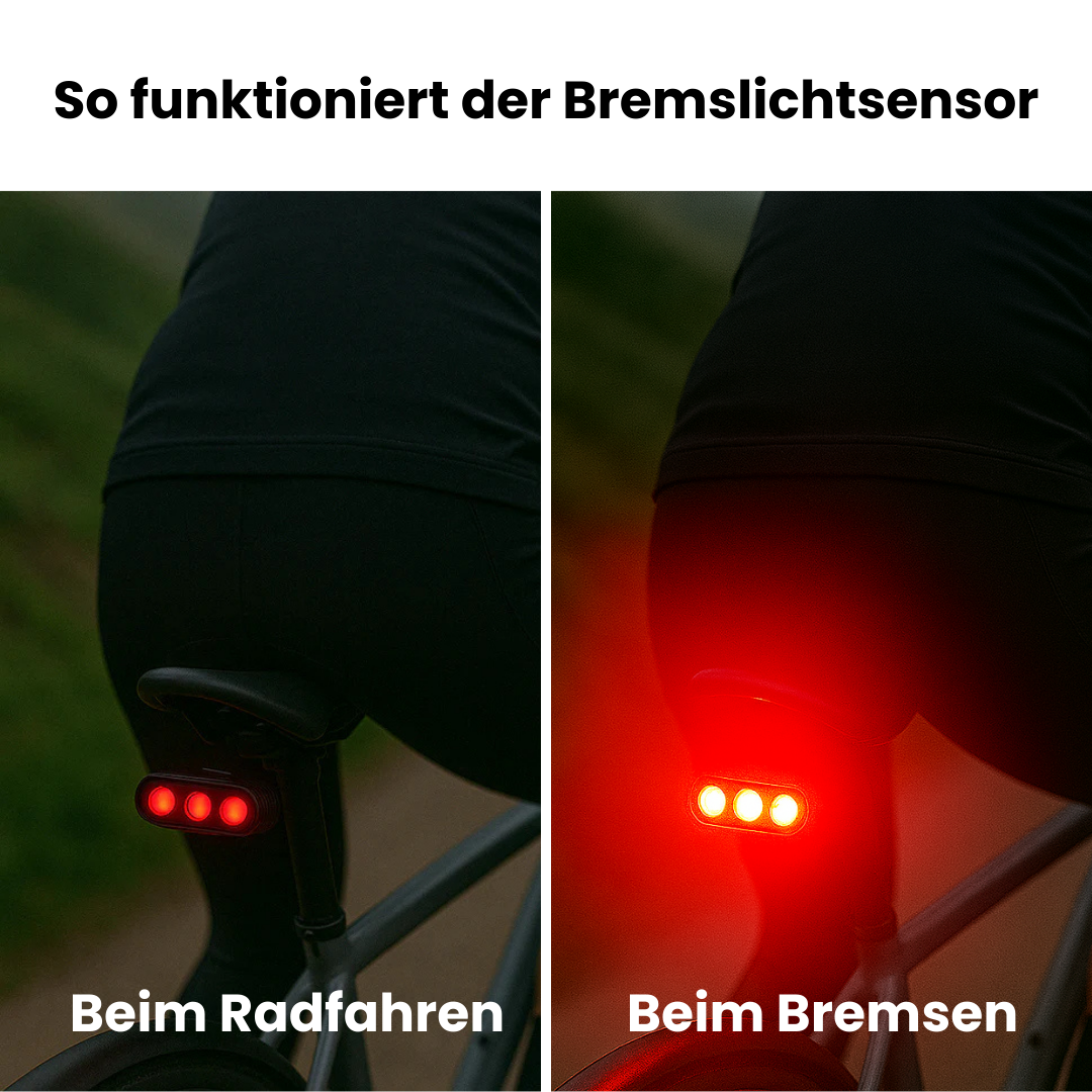 Intelligent Rear Bicycle Light with Motion Sensor and 6 LED Lighting Modes for Safe Bike Rides | Sansoti