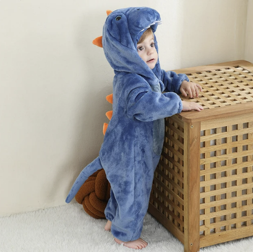 Body bébé panda coton polyester noir blanc Pyjama bébé costume animal avec capuche Unisexe Combinaison bébé | Sansoti