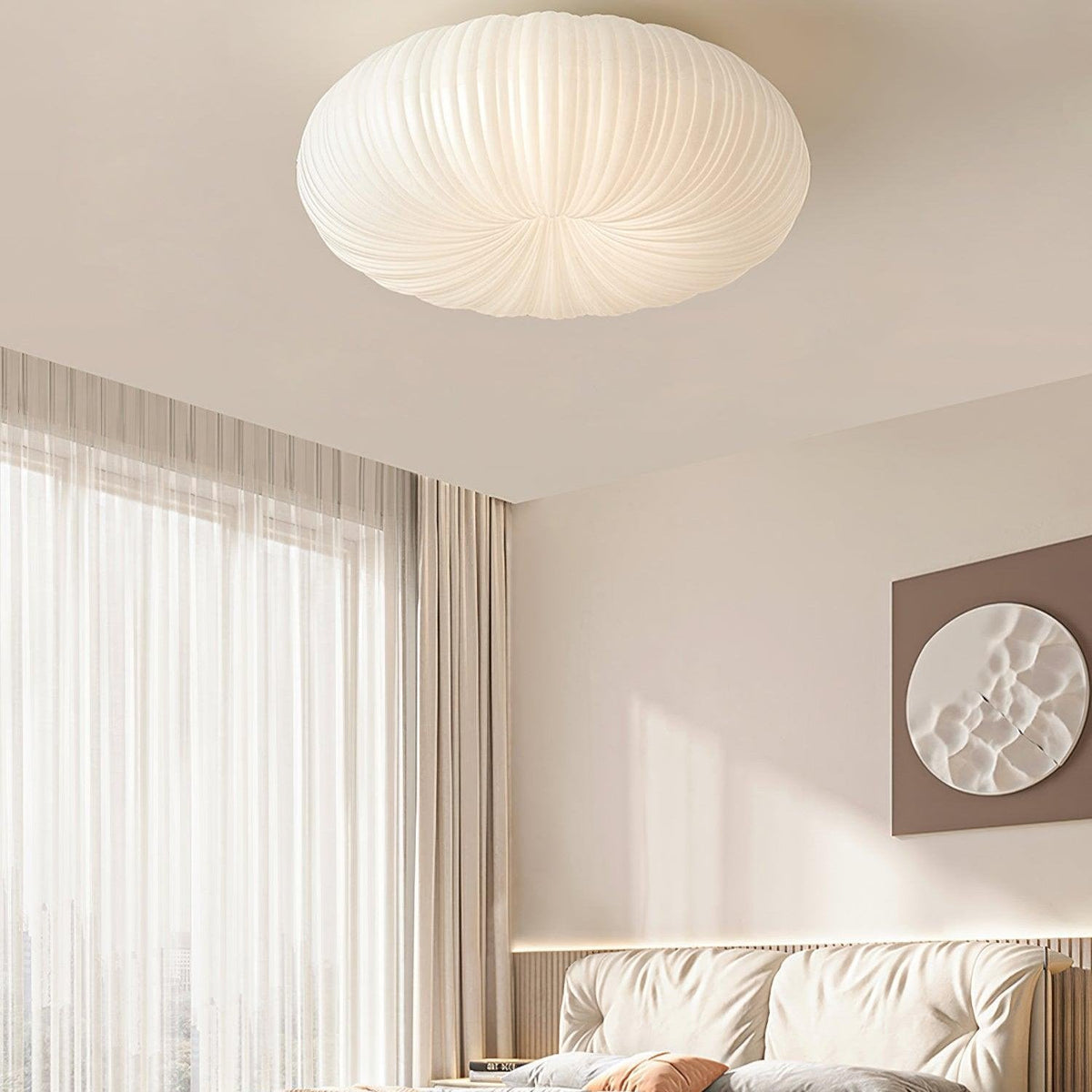 Plafonnier Robby – Éclairage design doux avec LED dimmable | Sansoti