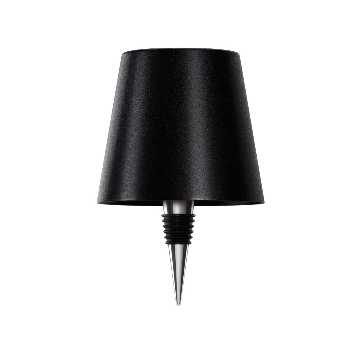 Flessenlamp Draadloos Oplaadbaar LED Zwart 3000K USB-C Tafellamp Wijnfles Bar Sfeerverlichting | Sansoti
