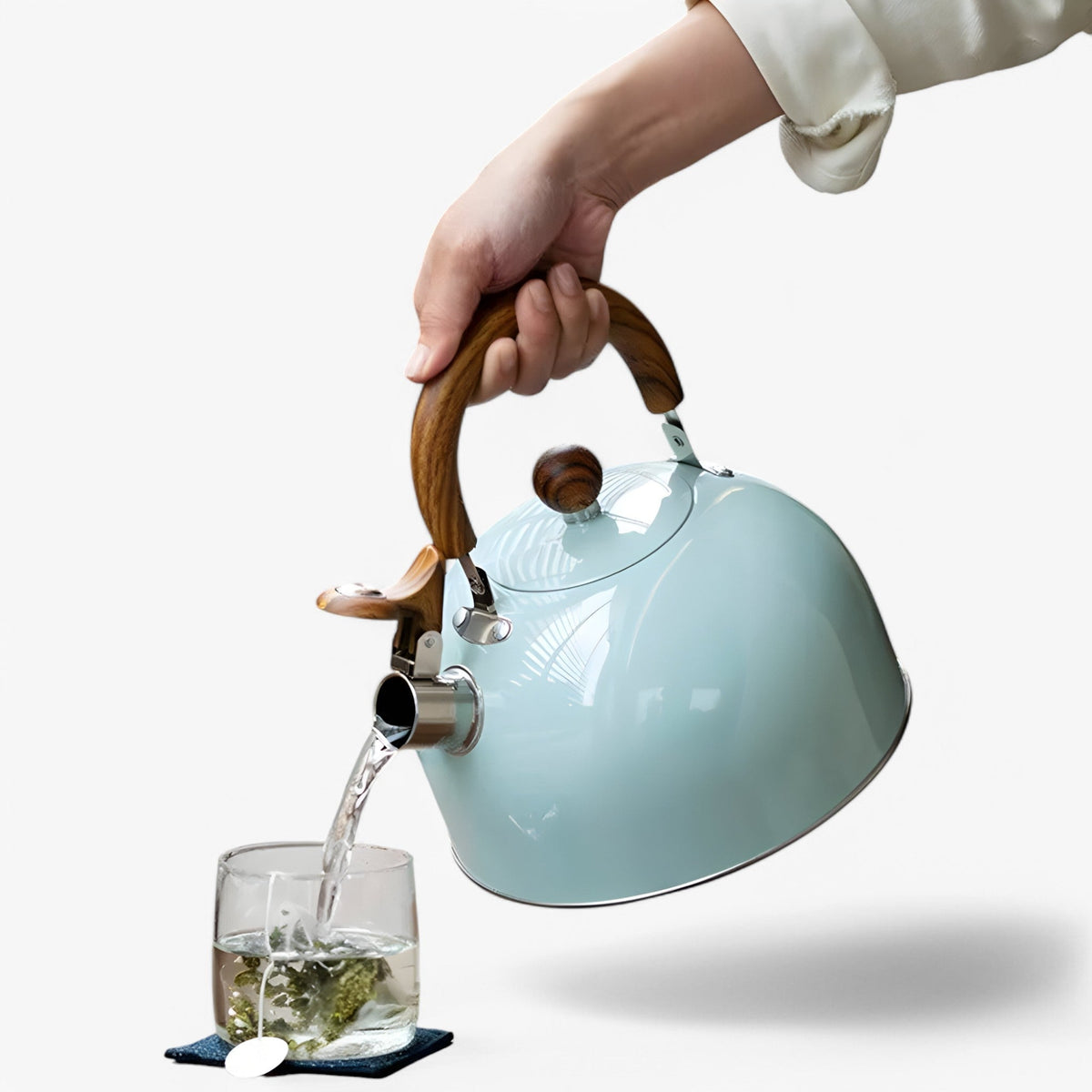 Whistling Kettle for Induction 2.5L – Elegant Stainless Steel Water Kettle with Safe Handle | Sansoti
