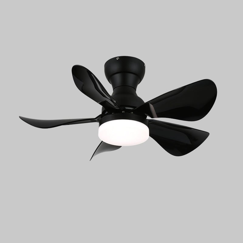Deckenventilator mit Integrierter LED-Beleuchtung Holzeffekt 74cm | Sansoti