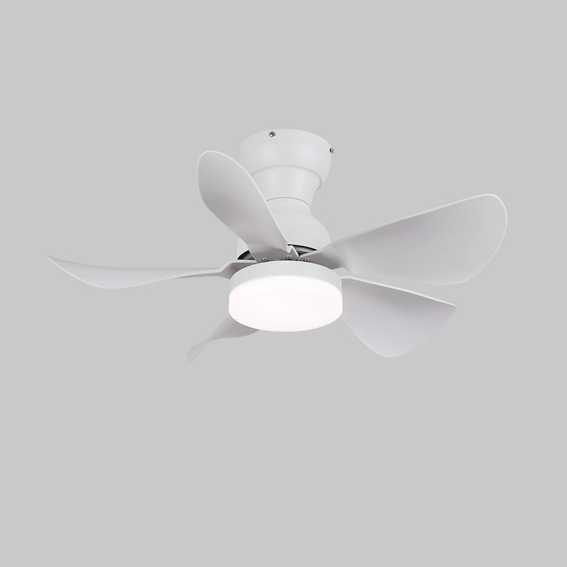 Deckenventilator mit Integrierter LED-Beleuchtung Holzeffekt 74cm | Sansoti