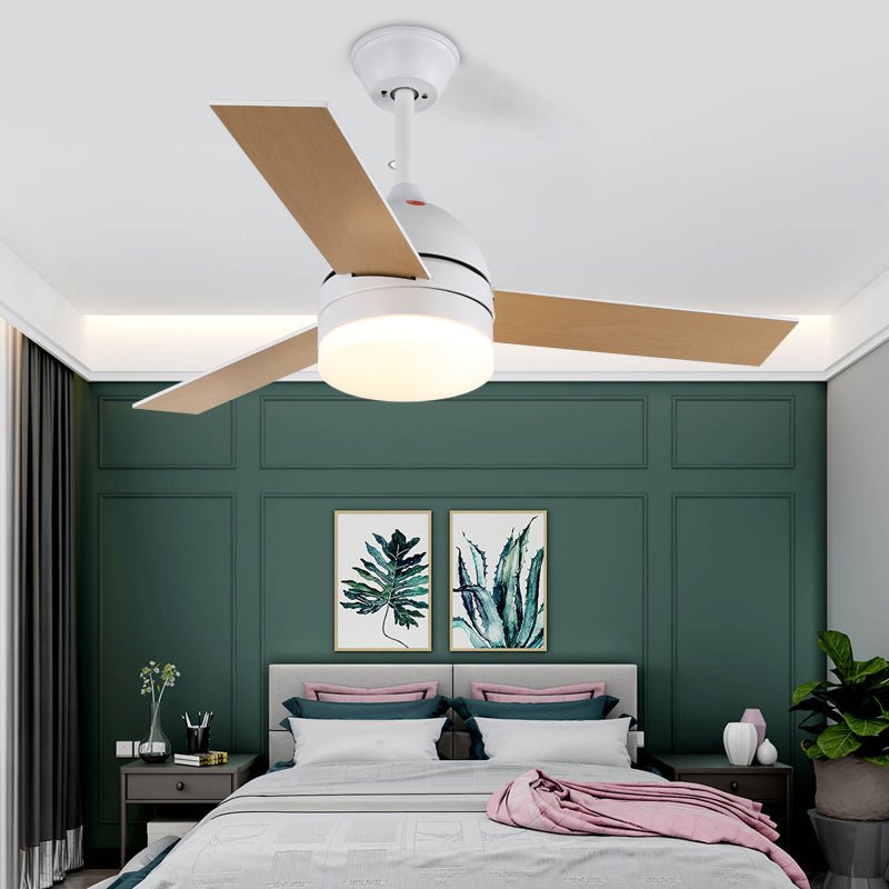 Minimalist Ceiling Fan with Lighting — Selena | Sansoti