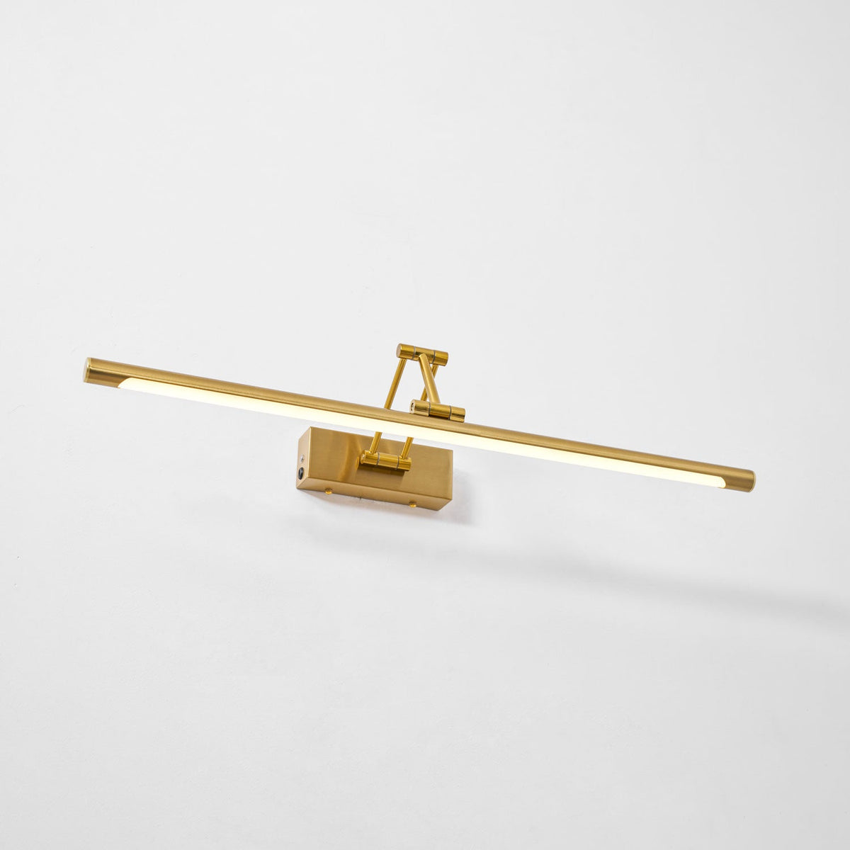 Éclairage rechargeable pour tableaux, doré, avec lampe sans fil USB pour cadre, art, photos et mur | Sansoti