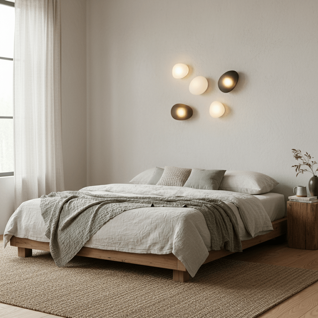 Glass Wall Light with Hand-Blown Bubble Glass – Sculptural Lighting, Scandinavian Design – Available in 4 Unique Models & 4 Colors | Sansoti
