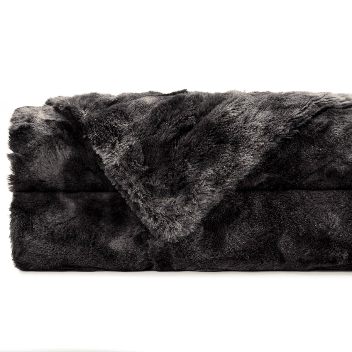 Dubbelzijdige Plaid met Wolvenmotief Nepbont Luxe Fleece Woonkamer Slaapkamer Groot Formaat Decoratief | Sansoti