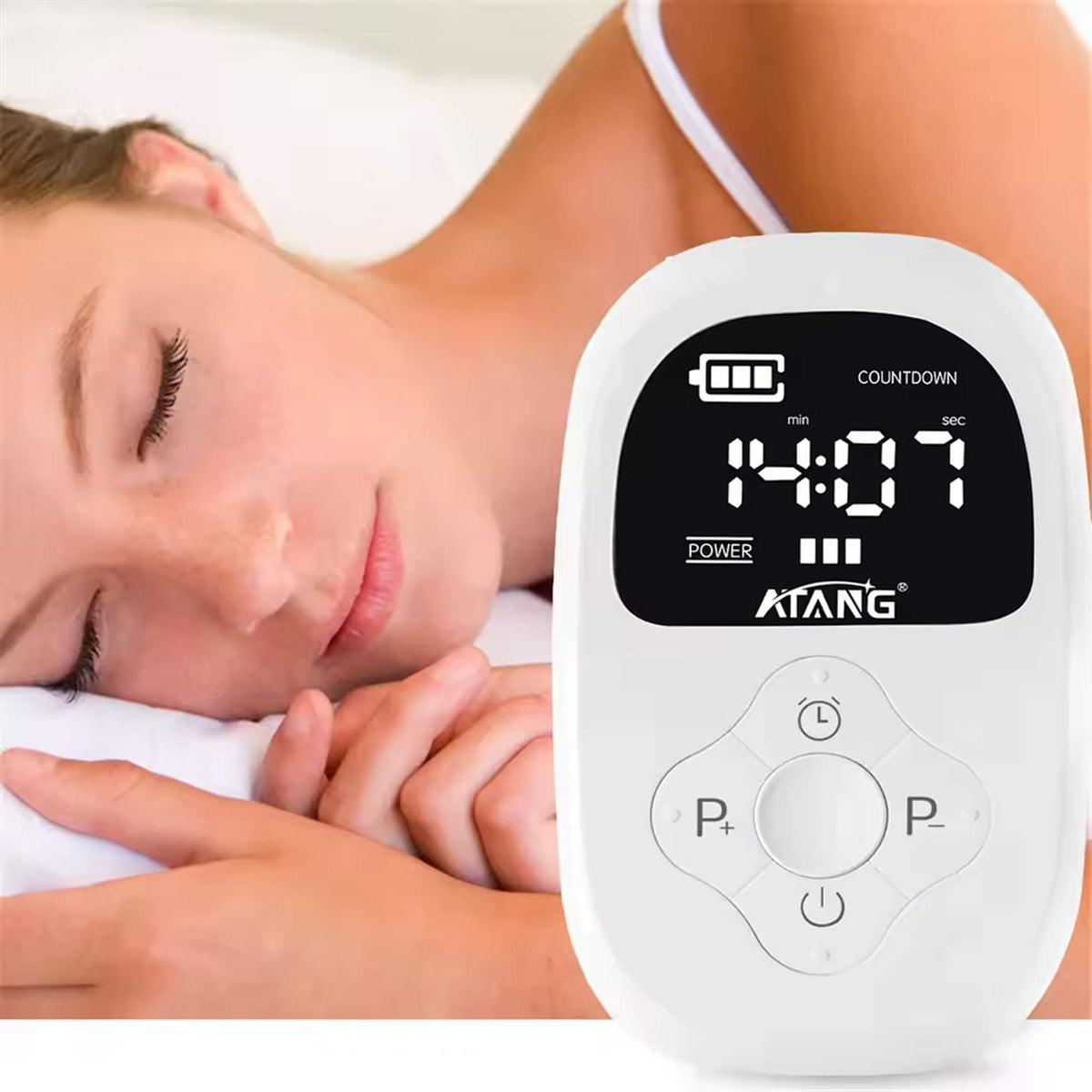 Relaxation device with electrical microstimulation, rechargeable, for optimizing sleep and reducing stress at home | Sansoti