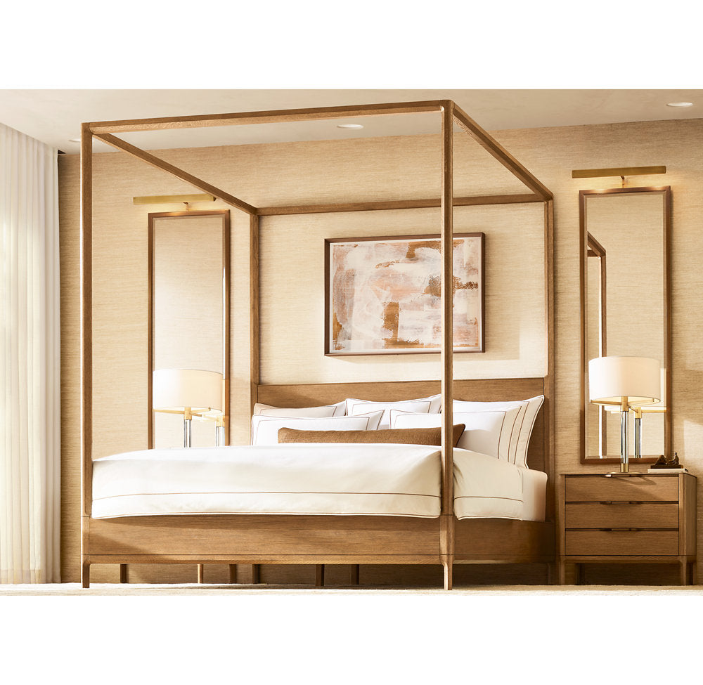 Lampe de table en cristal avec pied en acier et abat-jour en lin, 76 cm, variateur d’intensité, lampe de lecture, lumière chaleureuse, salon, table de chevet | Sansoti
