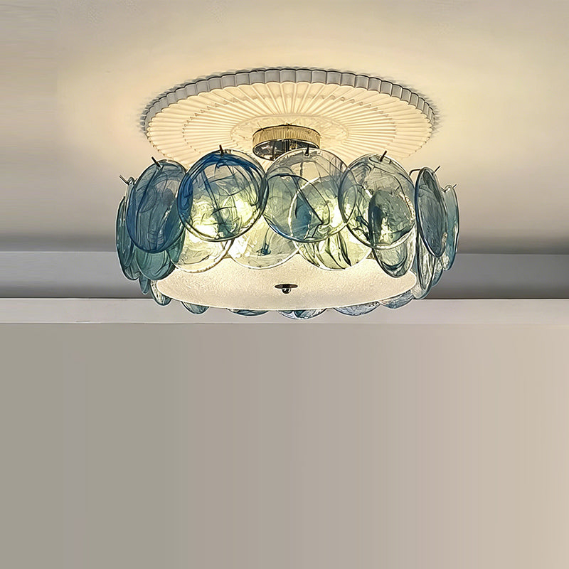 Deckenleuchte Glaskugel Metall Chrom E14 Stimmungslicht Modern Skandinavisches Interieur Wohnzimmer Esszimmer | Sansoti