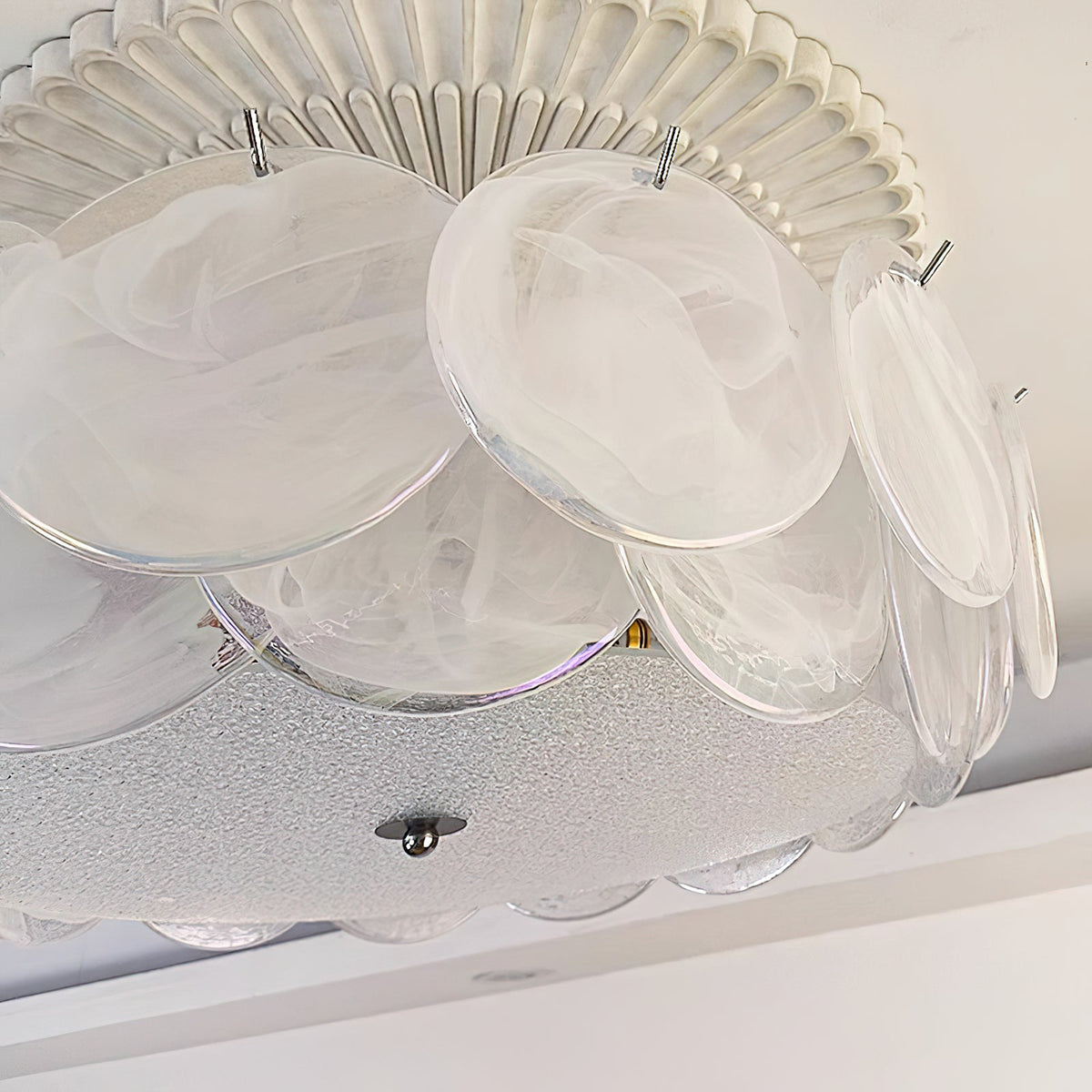 Deckenleuchte Glaskugel Metall Chrom E14 Stimmungslicht Modern Skandinavisches Interieur Wohnzimmer Esszimmer | Sansoti