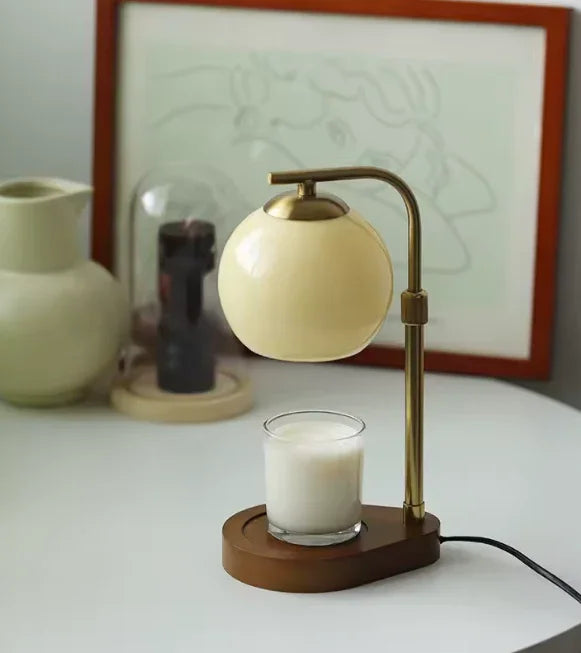 Lampa do podgrzewania świec, lampa stołowa bez płomienia, 33 cm, nowoczesny design | Sansoti