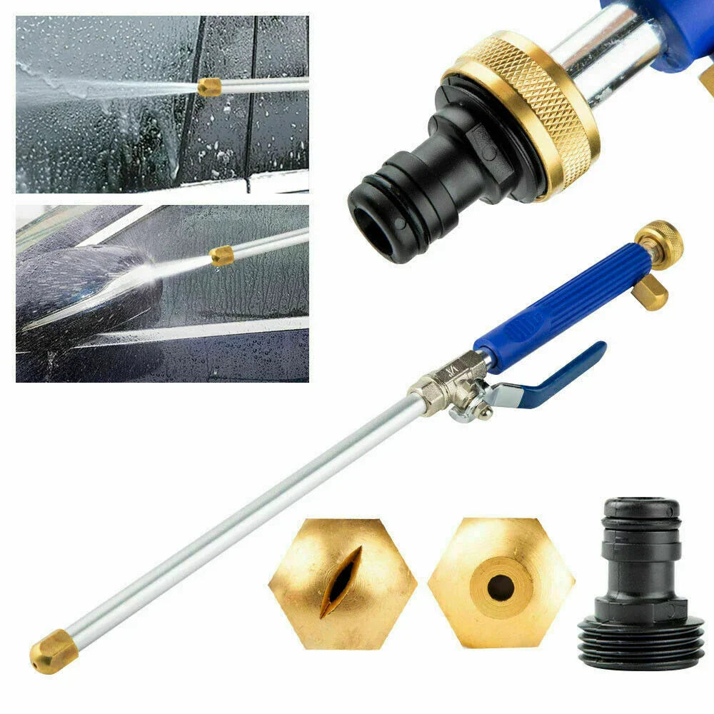 Teleskopische Gartenspritze mit Hochdruckstrahl – Wassersparend & Verstellbar bis 15 Meter Reichweite | Sansoti