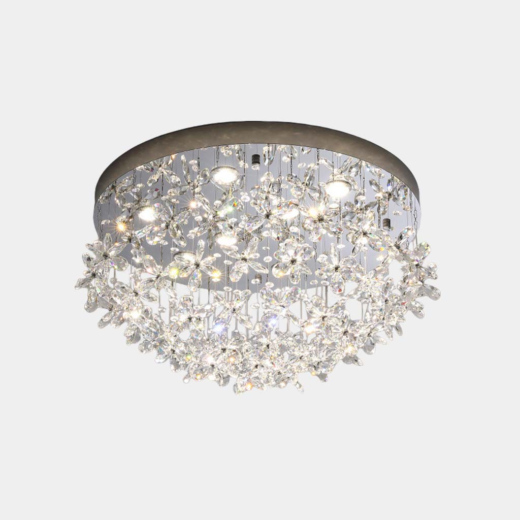 Ceiling Light Chandelier Luxury Crystal Butterfly LED