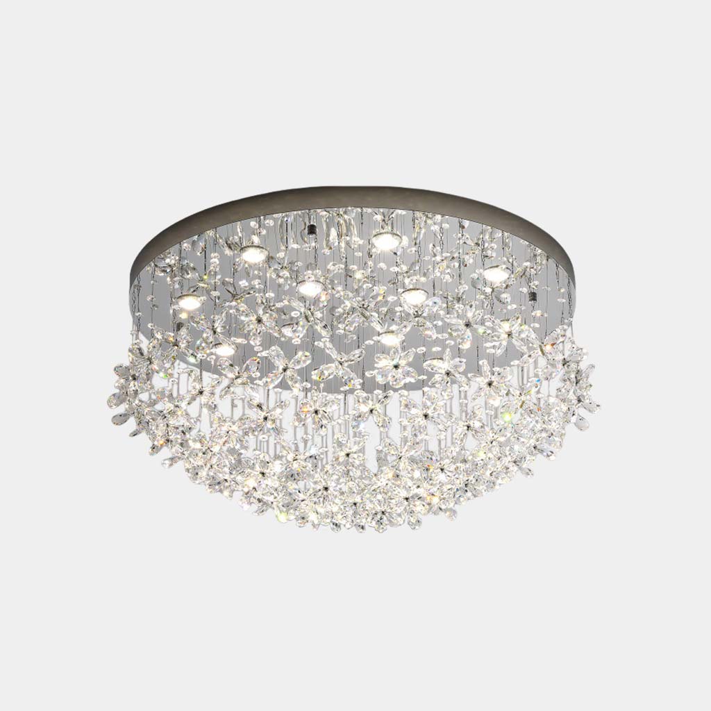 Ceiling Light Chandelier Luxury Crystal Butterfly LED