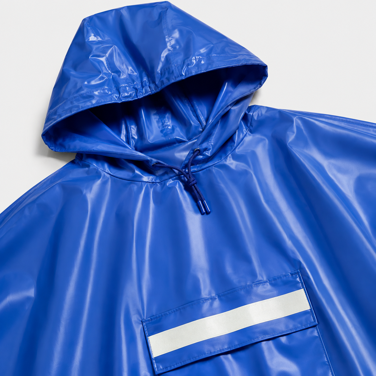 Rain Poncho for Adults with Storage Bag Adjustable Hood Water-Repellent Outdoor Hiking Festival Camping | Sansoti
