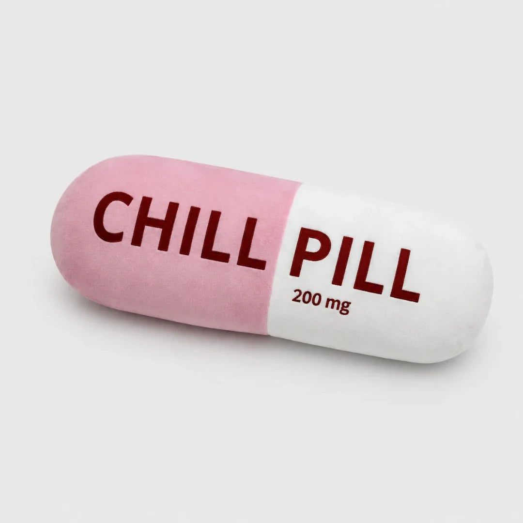 Decorative Capsule-Shaped Cushion 200mg Relaxation Plush Throw Pillow Pink Yellow Blue Purple Gift Living Room | Sansoti
