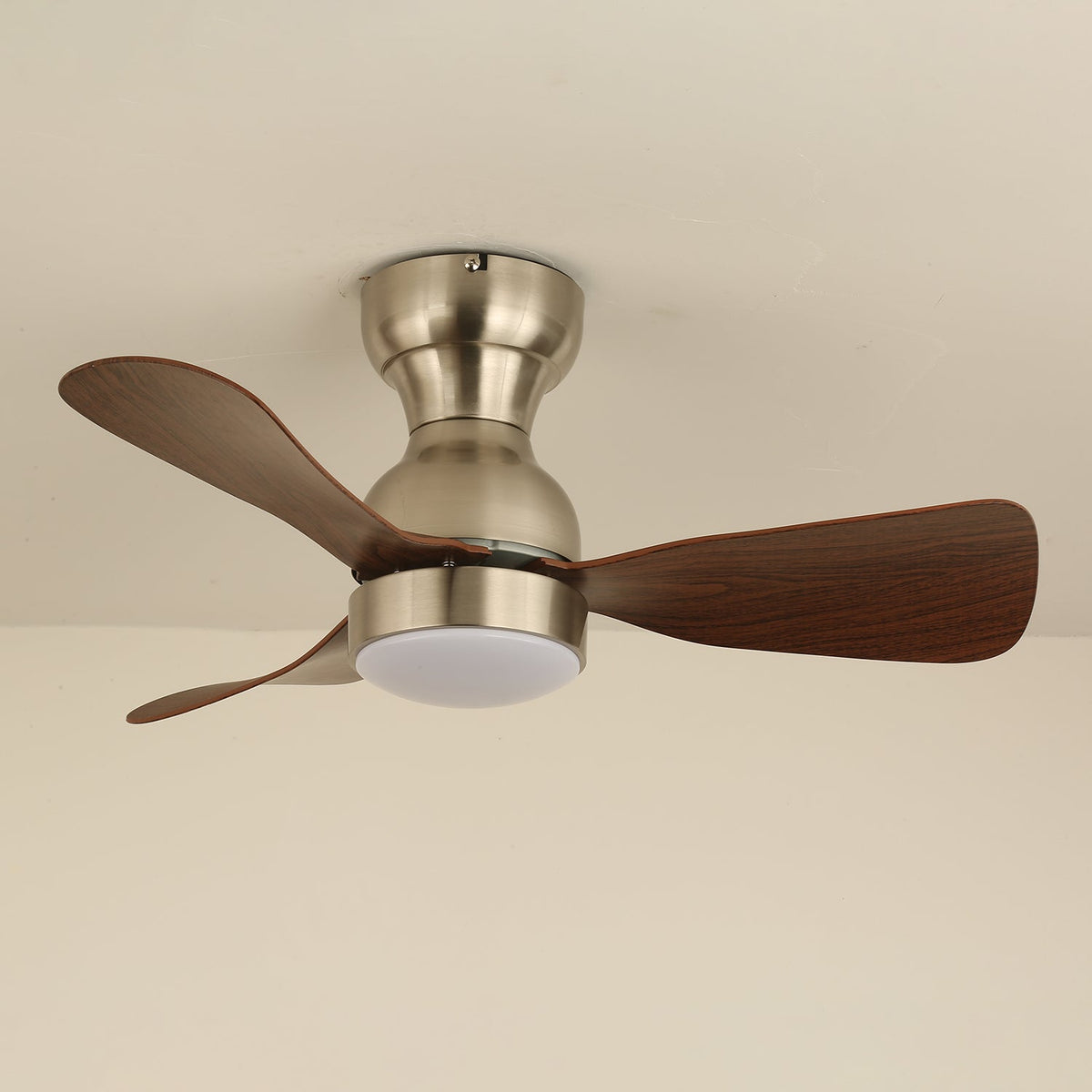 Modern ceiling fan with integrated LED lighting Ø70 cm – Quiet & Stylish | Sansoti