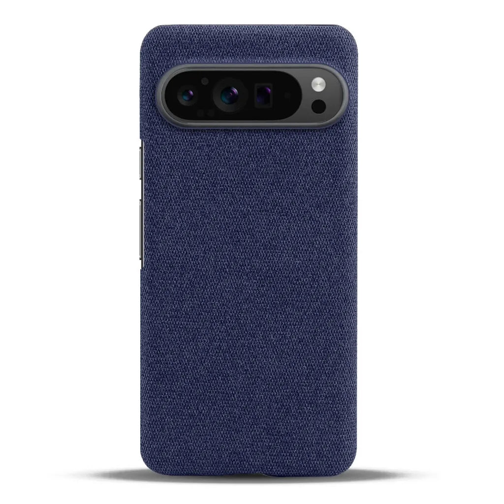 Handyhülle mit Stoffstruktur für Google Pixel 5 bis 11 Pro XL stoßfeste langlebige Schutzhülle | Sansoti