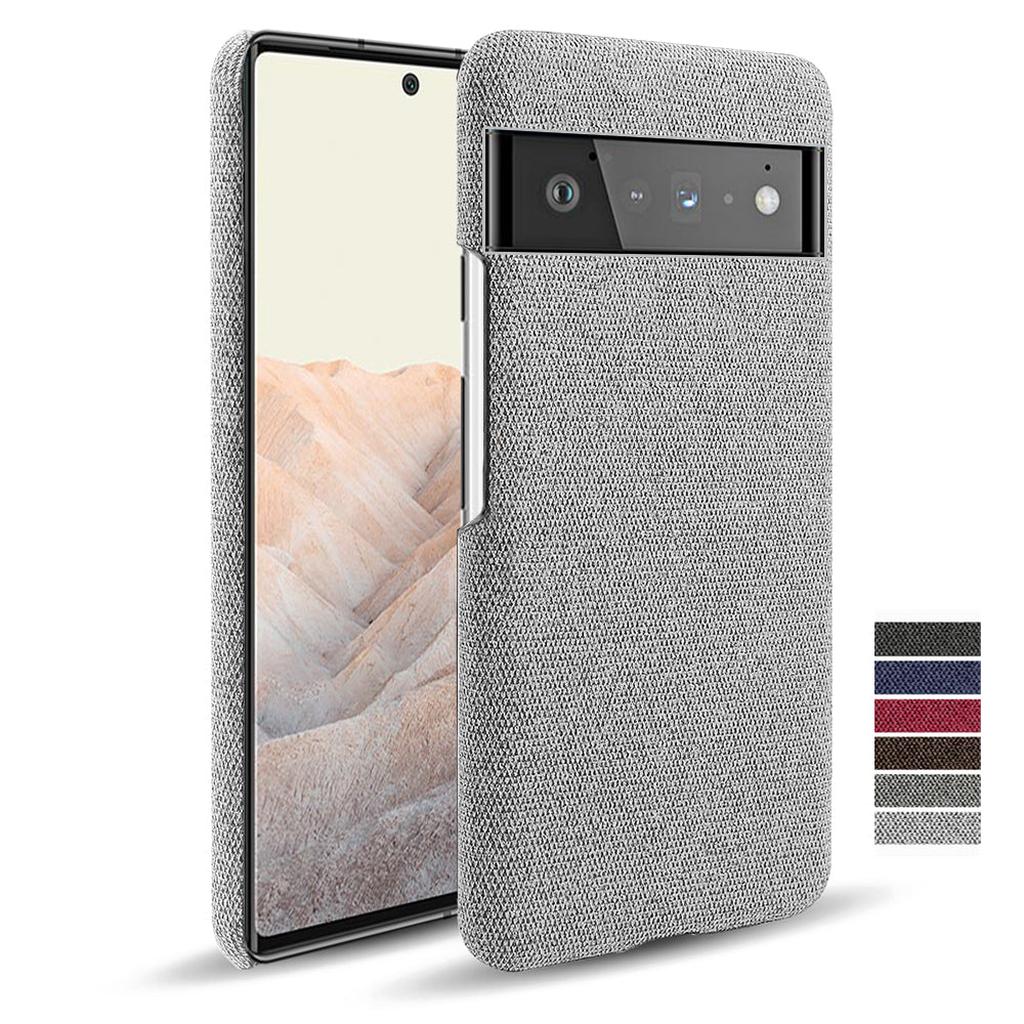 Telefoonhoesje met Stoffen Textuur voor Google Pixel 5 tot 11 Pro XL Schokbestendig Duurzaam Beschermhoes | Sansoti