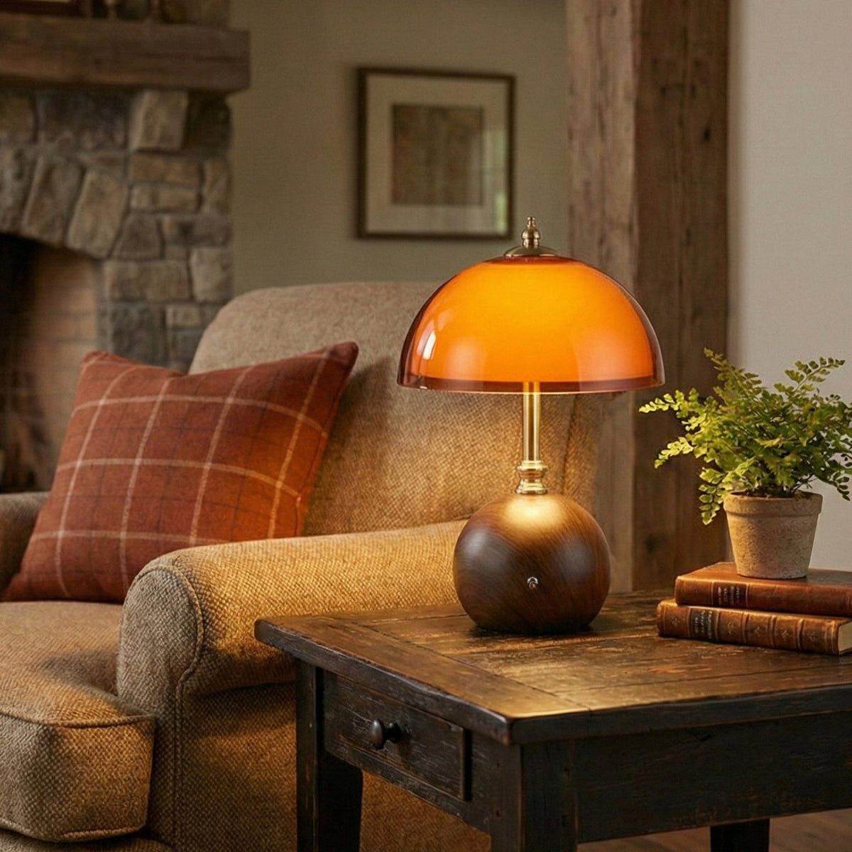 Rechargeable LED Table Lamp with Touch Control – Wireless Lighting for Office & Living Room | Sansoti