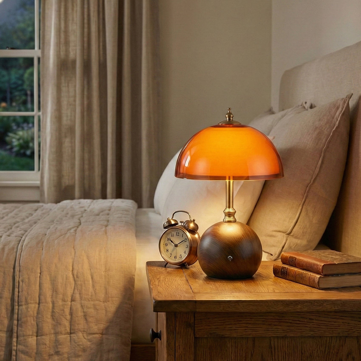 Rechargeable LED Table Lamp with Touch Control – Wireless Lighting for Office & Living Room | Sansoti