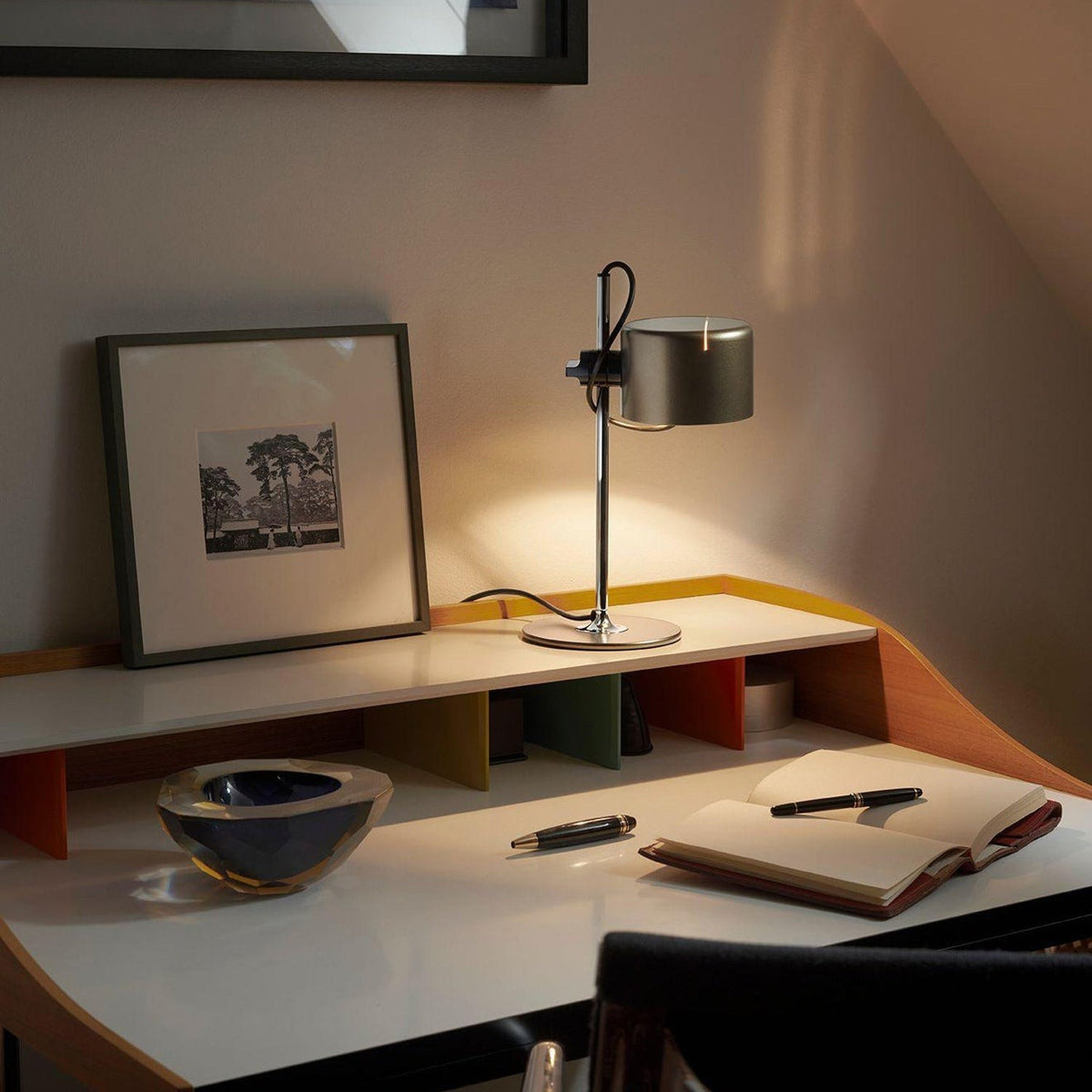 Lampe de table réglable en métal aluminium fer – Plusieurs directions de lumière | Sansoti