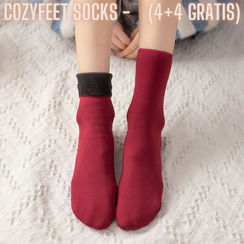 Warm Velour Winter Socks Set Wool Blend Soft Stretchy Non-Slip House Socks Women’s Men’s | Sansoti