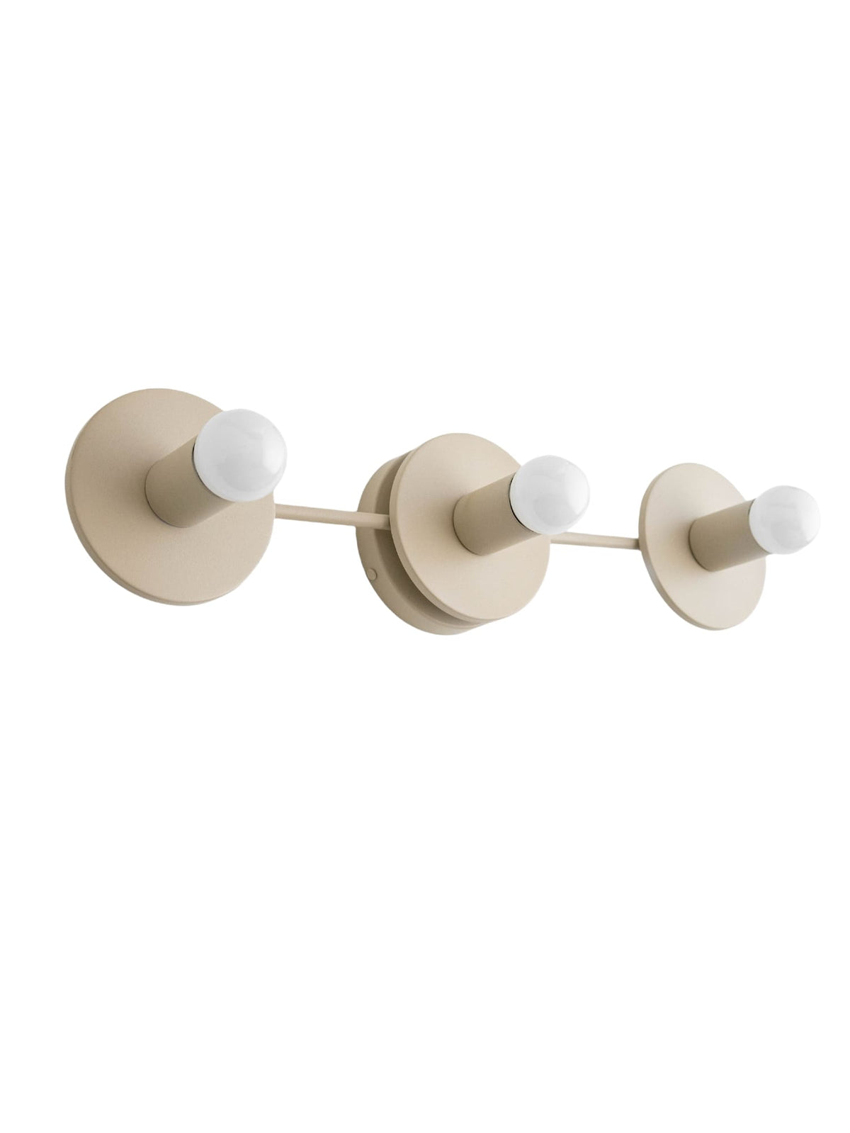 Minimalist Bathroom Lamp with Three Light Points - Available in Multiple Colors | Sansoti
