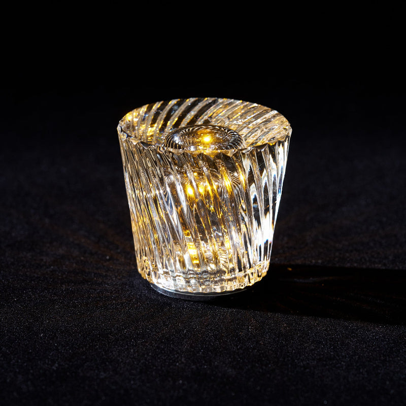 Diamond Crystal Table Lamp with Built-in Battery – Wireless & Dimmable – Ø 8.2 cm × H 9 cm | Sansoti