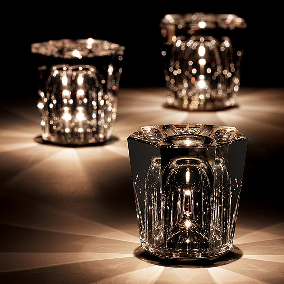Diamond Crystal Table Lamp with Built-in Battery – Wireless & Dimmable – Ø 8.2 cm × H 9 cm | Sansoti