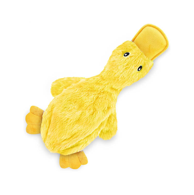 Plush Duck Dog Toy with Squeaker Cuddle Friend Soft Dog Plush Toy Interactive Toy for Dogs | Sansoti