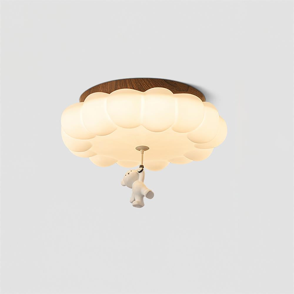 Plafondlamp Kinderkamer Beer Taart Wolk Acryl Warm Licht Inbouw Decoratief Hangende Knuffel Slaapkamer 5-10m² | Sansoti