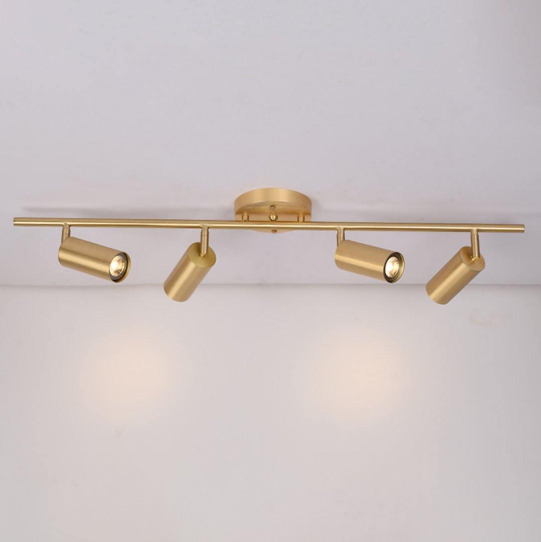 Adjustable wall lamp with brass or black finish – 2 to 4 light points | Sansoti