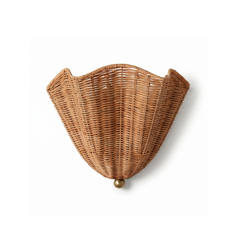 Wandlamp Rotan Natuurlijk Bruin E26 E27 LED Fitting Binnen Verlichting Bohemian Sfeerlamp Decoratief | Sansoti