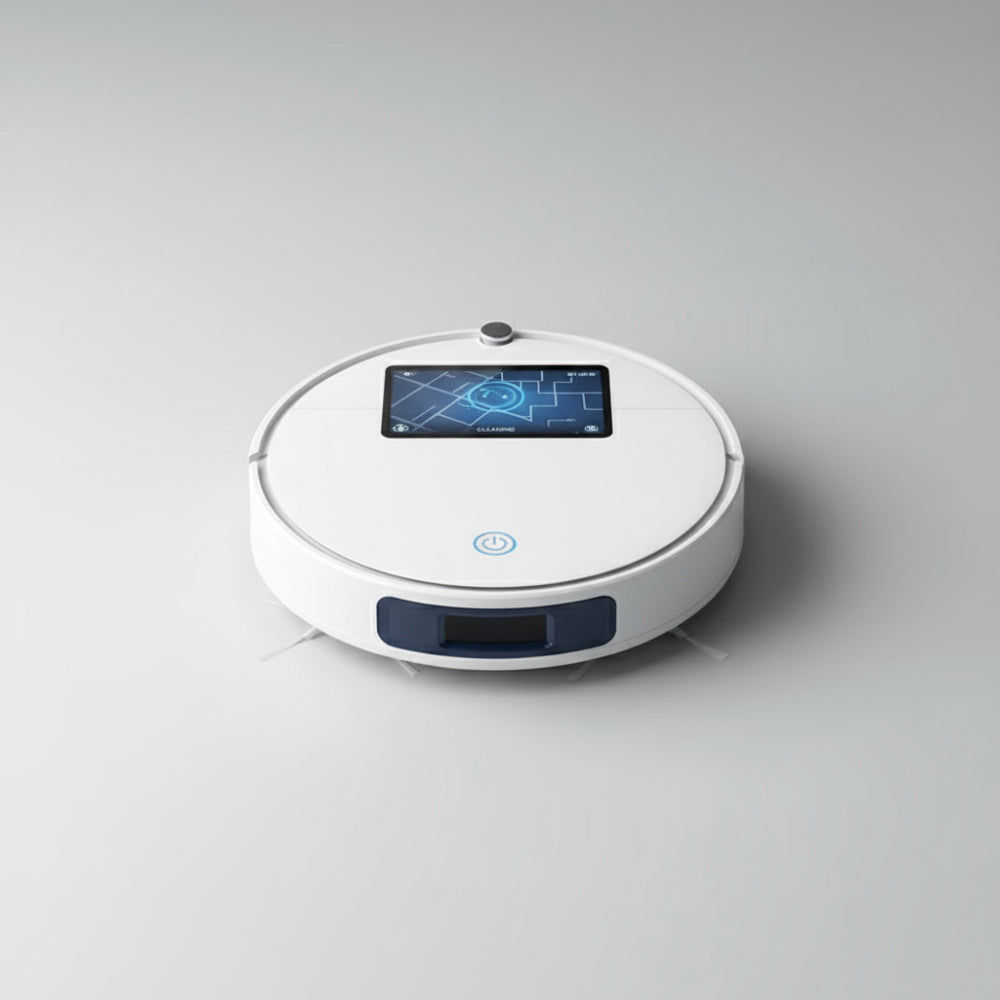 Compact Robot Vacuum Cleaner with AI Navigation for Carpet Parquet Laminate | Sansoti