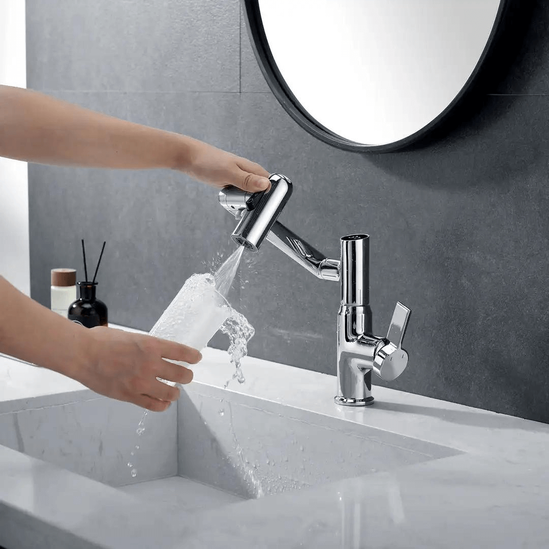 Digital Faucet with Temperature Display – Rotatable Design with Multiple Spray Modes for Kitchen and Bathroom | Sansoti