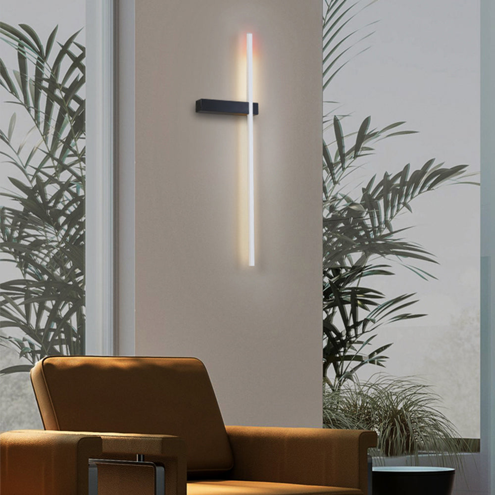 Linear Wall Lamp Multicolor Minimalist Metal Acrylic LED 60/90cm Dining Room Living Room Study | Sansoti
