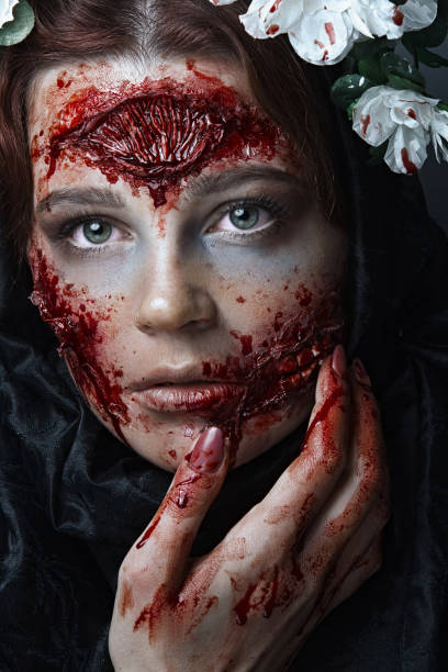 5-Delige Theaterale Bloedset Halloween – Uitwasbaar Griezel Make-up Effect voor Huid & Kleding Feest | Sansoti