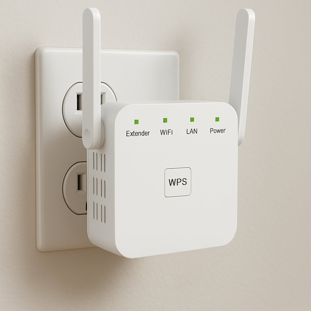 Kabelloser Signalverstärker, Dual-Band-WLAN-Reichweitenverstärker für das gesamte Heimnetzwerk, 2.4 und 5 GHz Router | Sansoti