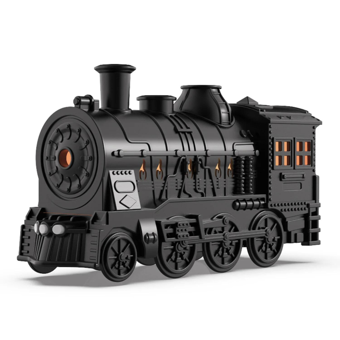 Ultrasonic Train-Shaped Humidifier – Quiet Air Freshener for Bedroom – Compact Mist Sprayer with LED – Portable Mist Maker – Decorative Humidification | Sansoti