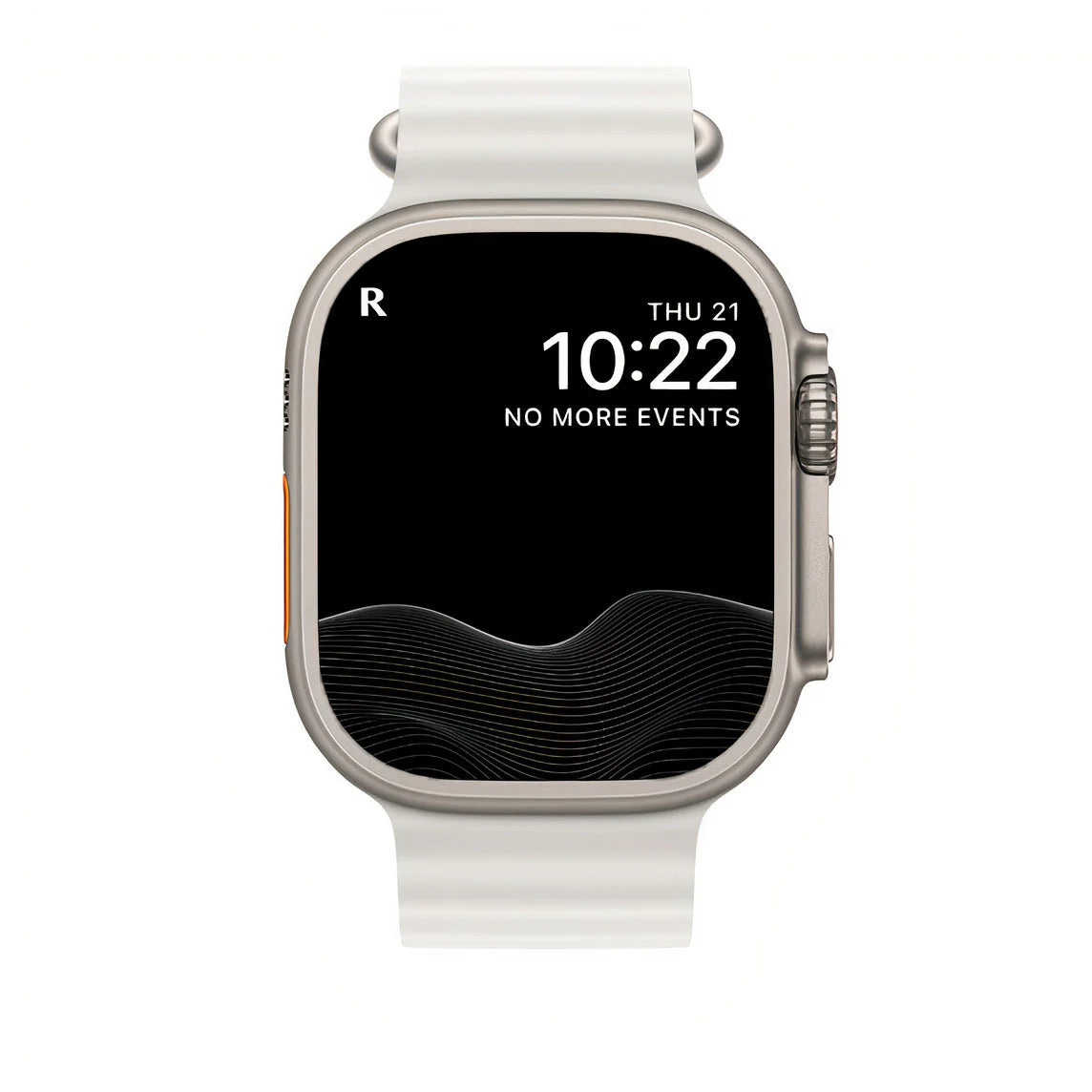 Elastisches Uhrenarmband für Smartwatch 40-49mm Silikon Stretch Band Gelb Blau Weiß Orange Geeignet für Sport Tauchen Alltag Komfortable Passform Auch über Neoprenanzug | Sansoti