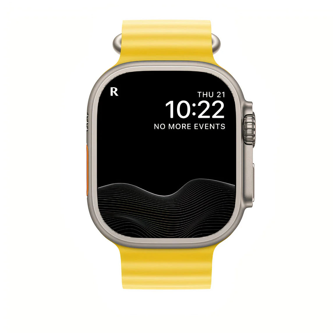 Elastisches Uhrenarmband für Smartwatch 40-49mm Silikon Stretch Band Gelb Blau Weiß Orange Geeignet für Sport Tauchen Alltag Komfortable Passform Auch über Neoprenanzug | Sansoti