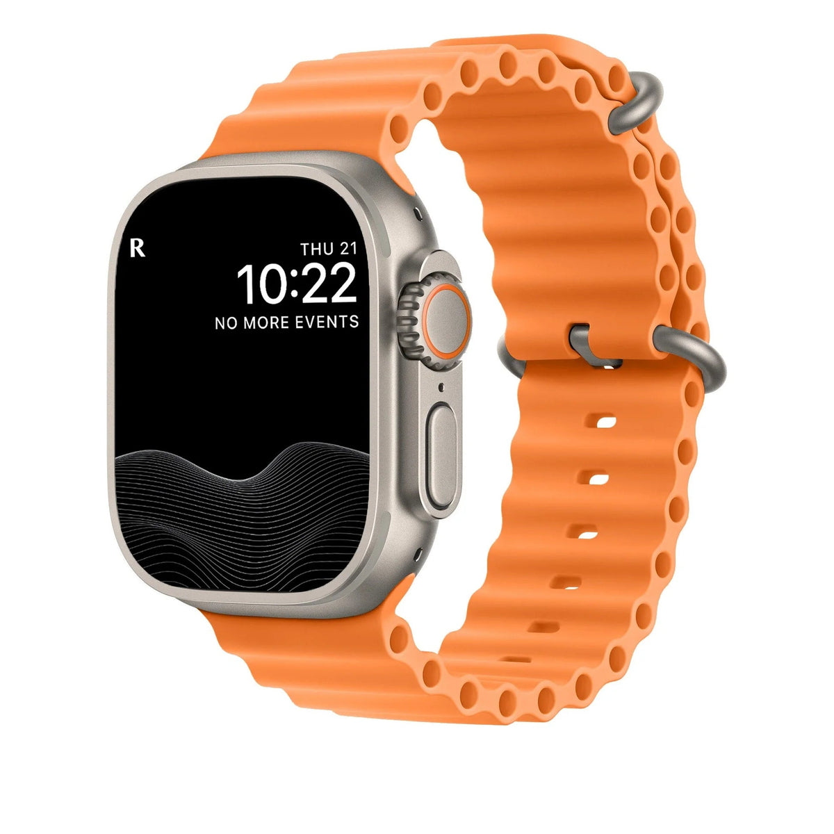 Bracelet élastique pour montre connectée 40-49mm bracelet en silicone extensible jaune bleu blanc orange adapté pour sport plongée usage quotidien confort ajusté aussi par-dessus combinaison de plongée | Sansoti